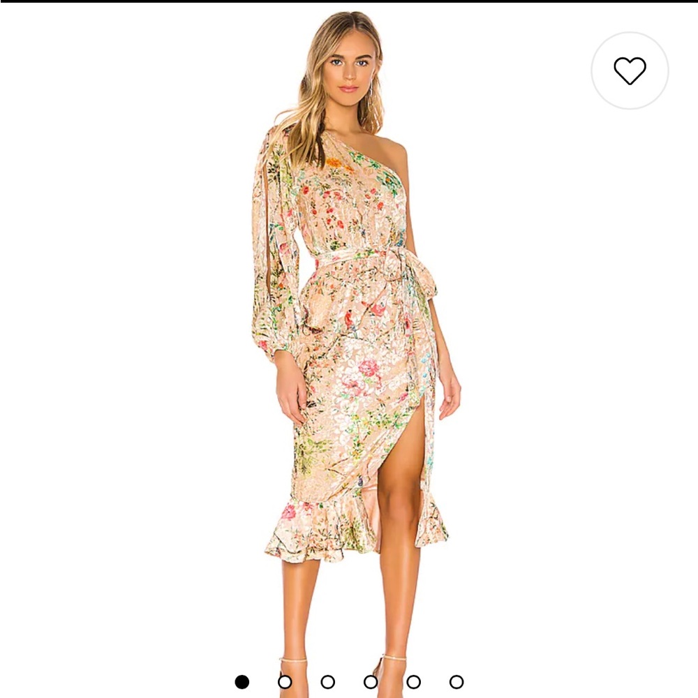 HEMANT AND NANDITA Veena Dress in Nude